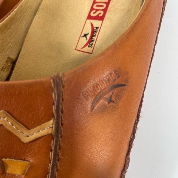 Women's Pikolinos Leather Driving Loafers Moccasins Aztec Western Festival 40 - Picture 9 of 13